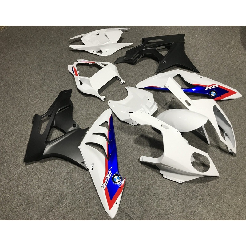 BMW S1000RR (2015-2016) White, Blue, Red, Matte Black Fairings No Seat Cowl No Bolt Kit No Tank