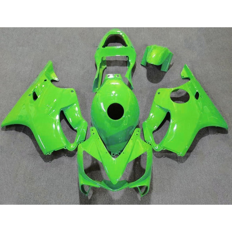 Honda CBR600F4i (2001-2003) Green Fairings Clear Windscreen: Free No Bolt Kit No Tank