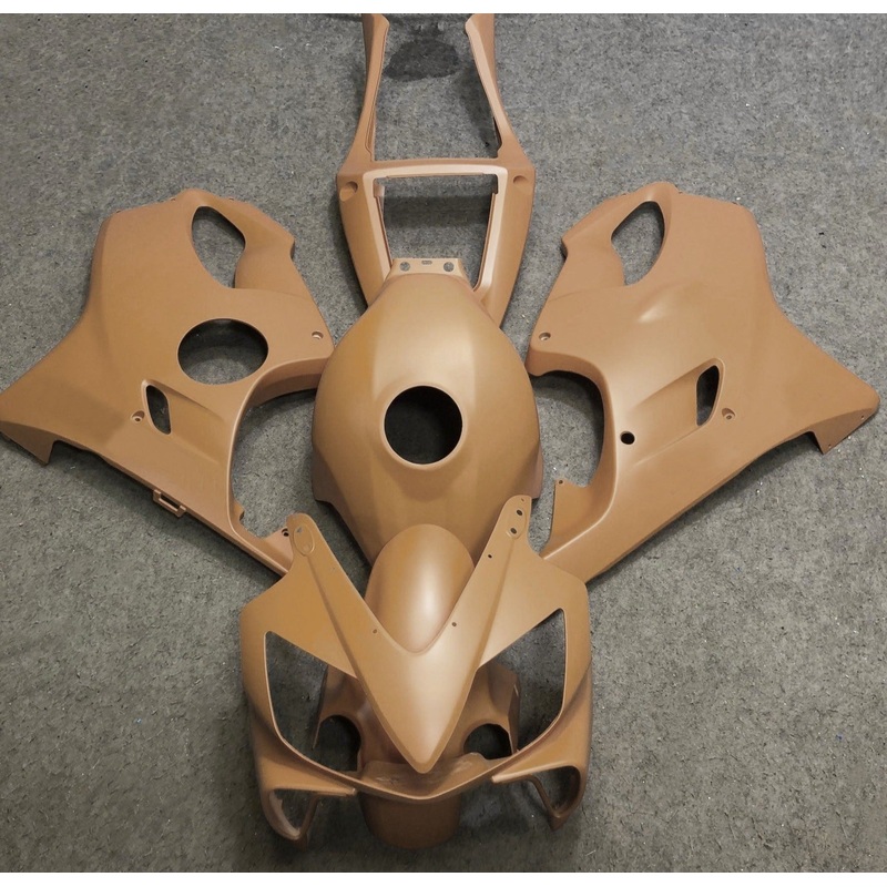 Honda CBR600F4i (2001-2003) Matte Brown Fairings Clear Windscreen: Free No Bolt Kit No Tank