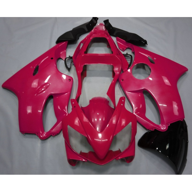 Honda CBR600F4i (2001-2003) Pearl Pink Fairings Clear Windscreen: Free No Bolt Kit No Tank