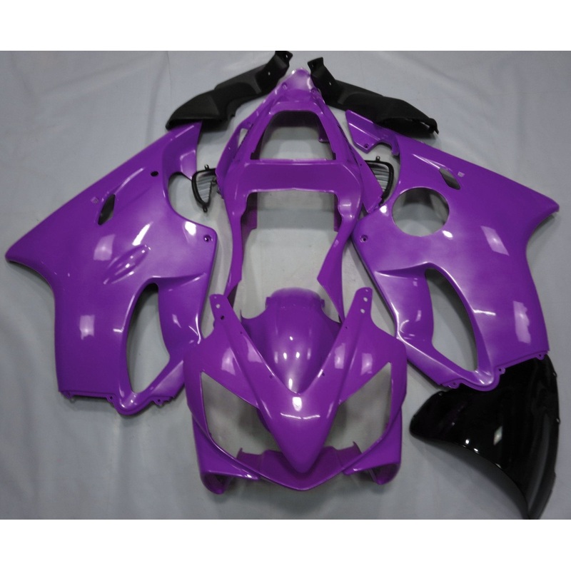 Honda CBR600F4i (2001-2003) Pearl Purple Fairings Clear Windscreen: Free No Bolt Kit No Tank