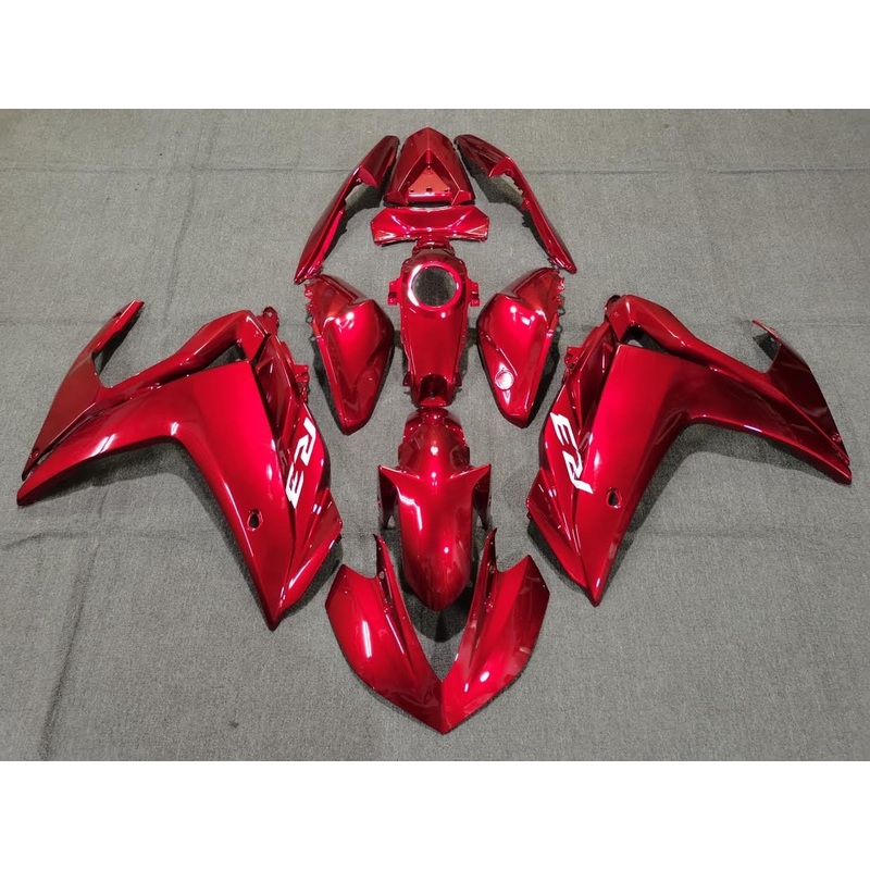Yamaha YZF-R3 (2015-2018) Red Fairings No Seat Cowl No Bolt Kit No Tank Cover
