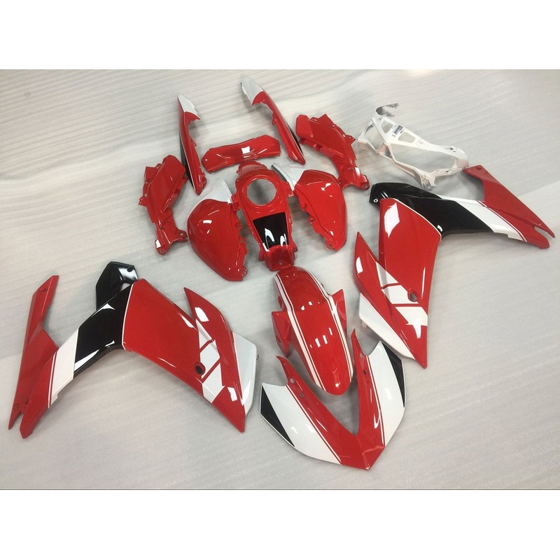 Yamaha YZF-R3 (2015-2018) Red, White & Black Fairings No Seat Cowl No Bolt Kit No Tank Cover