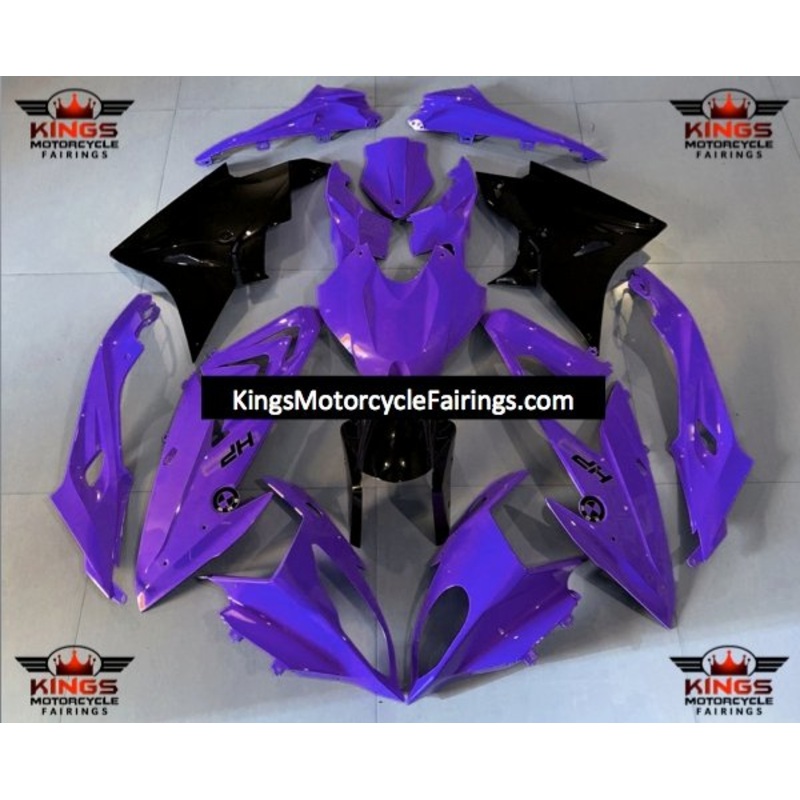 BMW S1000RR (2009-2014) Purple & Black Fairings No Seat Cowl No Bolt Kit No Tank