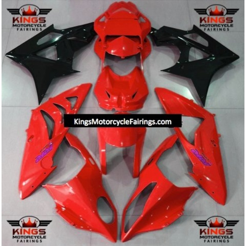 BMW S1000RR (2009-2014) Red & Black Fairings No Seat Cowl No Bolt Kit No Tank
