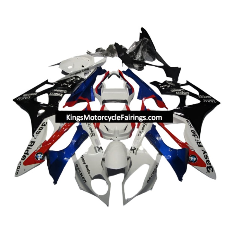 BMW S1000RR (2009-2014) White, Blue, Red, Black Easy Ride Fairings No Seat Cowl No Bolt Kit No Tank