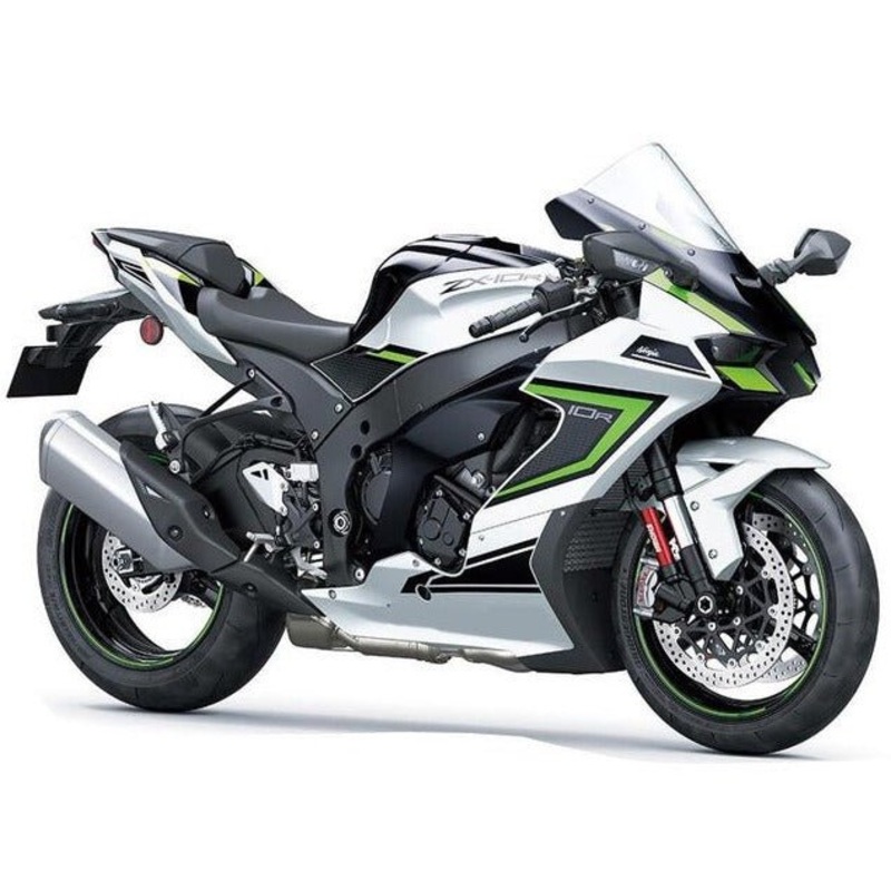 Fairings for Kawasaki Ninja ZX10RR (2021-2025) Gloss White, Black, Green No Tank No Seat Cowl No Bolt Kit