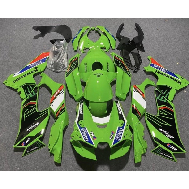 Fairings for Kawasaki Ninja ZX10RR (2021-2025) Green, Black, Blue, White No Tank No Seat Cowl No Bolt Kit