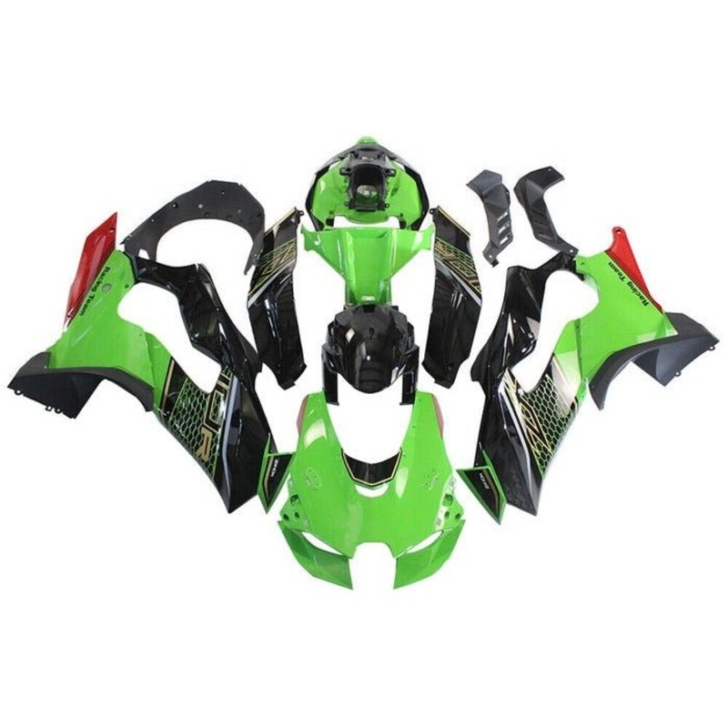Fairings for Kawasaki Ninja ZX10RR (2021-2025) Green, Black, Gold, Red No Tank No Seat Cowl No Bolt Kit