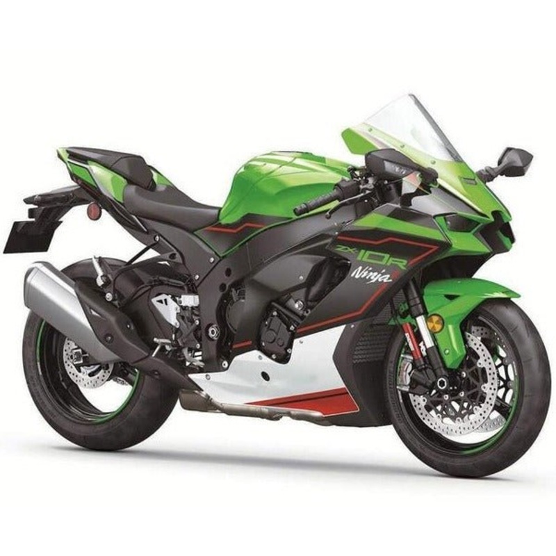 Fairings for Kawasaki Ninja ZX10RR (2021-2025) Green, Matte Black, Red, White No Tank No Seat Cowl No Bolt Kit