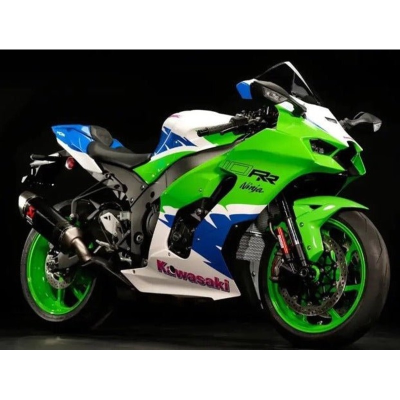 Fairings for Kawasaki Ninja ZX10RR (2021-2025) Green, White, Blue, Red No Tank No Seat Cowl No Bolt Kit