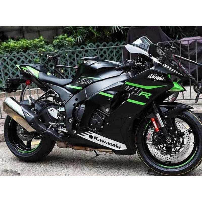 Fairings for Kawasaki Ninja ZX10RR (2021-2025) Matte Black, Green, White No Tank No Seat Cowl No Bolt Kit