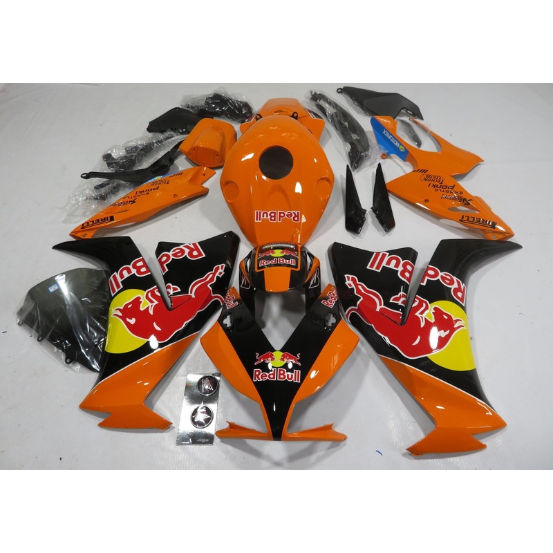 Honda CBR1000RR (2012-2016) Black & Orange RedBull Fairings No Seat Cowl No Bolt Kit No Tank