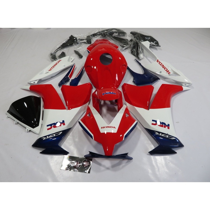 Honda CBR1000RR (2012-2016) Red, White & Dark Blue HRC Fairings No Seat Cowl No Bolt Kit No Tank