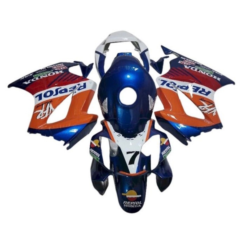 Honda VFR800 (2002-2013) Blue, Orange, Repsol Fairings No Seat Cowl No Bolt Kit No Tank