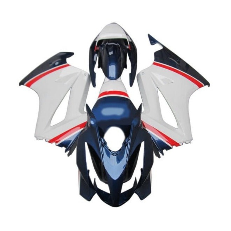 Honda VFR800 (2002-2013) Blue, White, Red Stripe Fairings No Seat Cowl No Bolt Kit No Tank