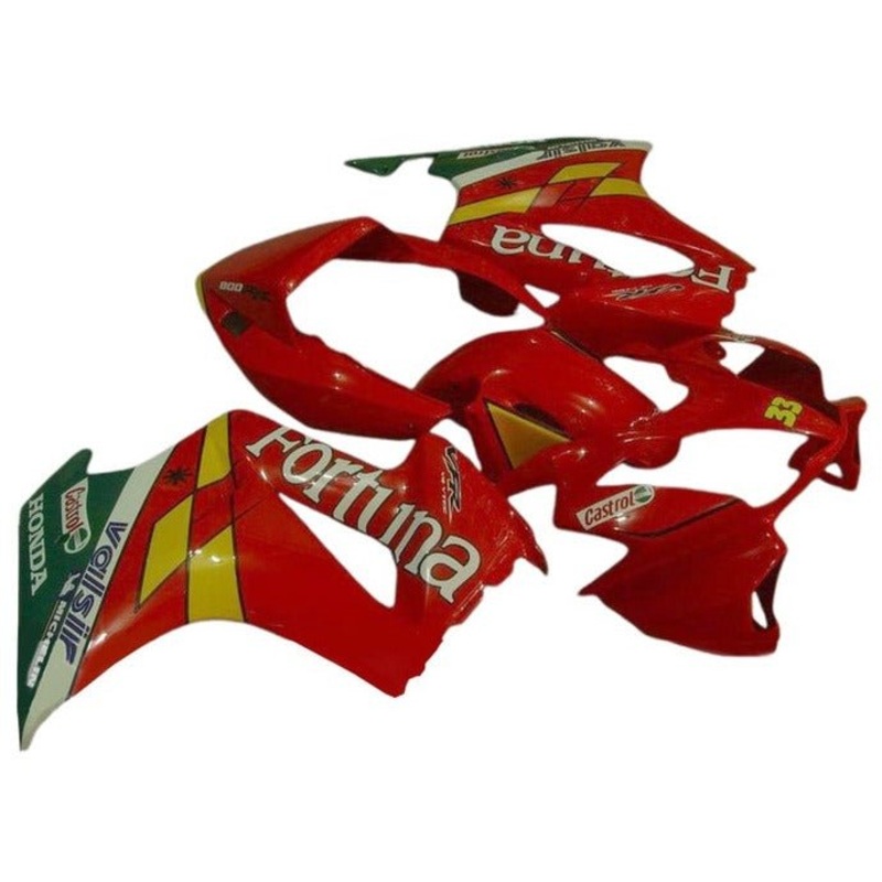Honda VFR800 (2002-2013) Red Fortuna Fairings No Seat Cowl No Bolt Kit No Tank