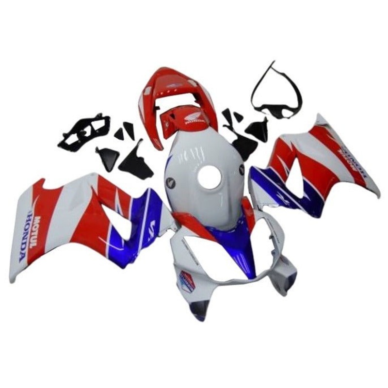 Honda VFR800 (2002-2013) White, Red, Blue Motul Fairings No Seat Cowl No Bolt Kit No Tank