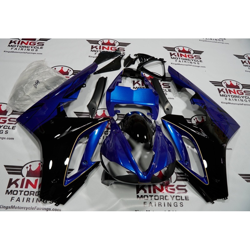 Triumph Daytona 675 (2006-2008) Black, Blue Fairings Clear Windscreen: Free No Bolt Kit