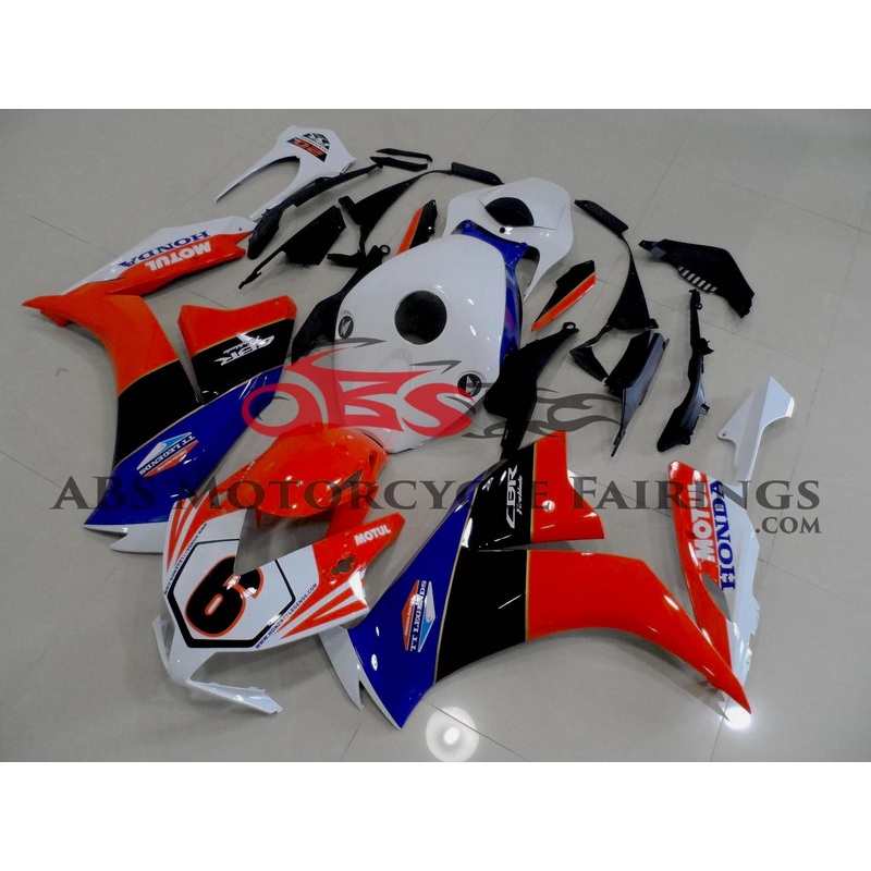 Honda CBR1000RR (2012-2016) White, Red, Black, Blue TT Legends Fairings No Seat Cowl No Bolt Kit No Tank