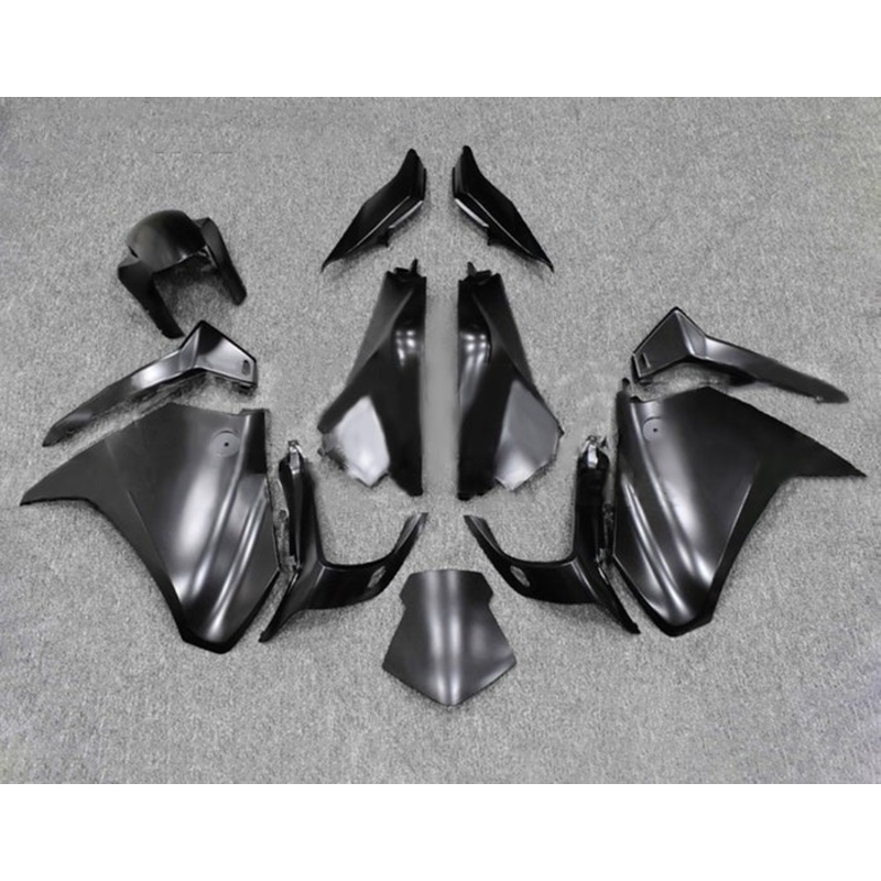 Honda VFR1200 (2010-2013) Matte Black Fairings Clear Windscreen: Free No Bolt Kit