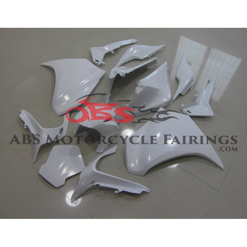 Honda VFR1200 (2010-2013) White Fairings Clear Windscreen: Free No Bolt Kit