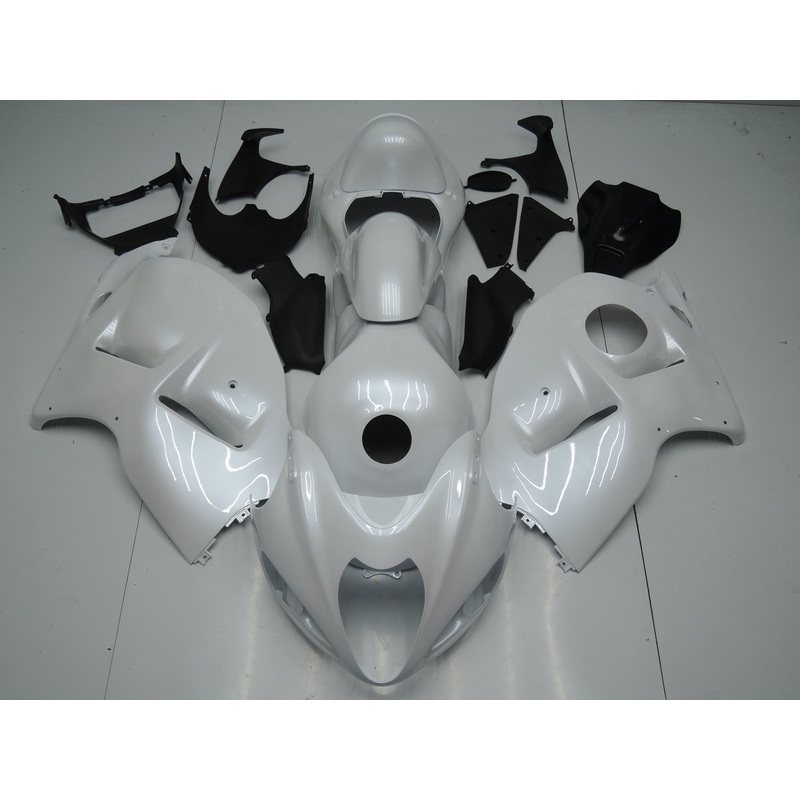 Suzuki GSXR1300 Hayabusa (1999-2007) Pearl White Fairings No Seat Cowl No Bolt Kit No Tank