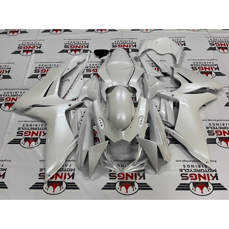 Suzuki GSXR750 (2011-2023) Pearl White Fairings No Seat Cowl No Bolt Kit No Tank