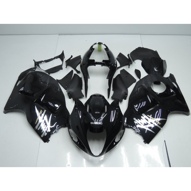 Suzuki Hayabusa (1999-2007) Black, Chrome & Yellow Fairings No Seat Cowl No Bolt Kit No Tank