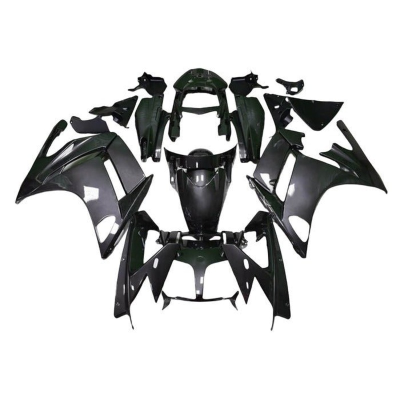 Yamaha FJR1300 Fairings (2007-2012) Black No Bolt Kit Clear Windscreen: Free