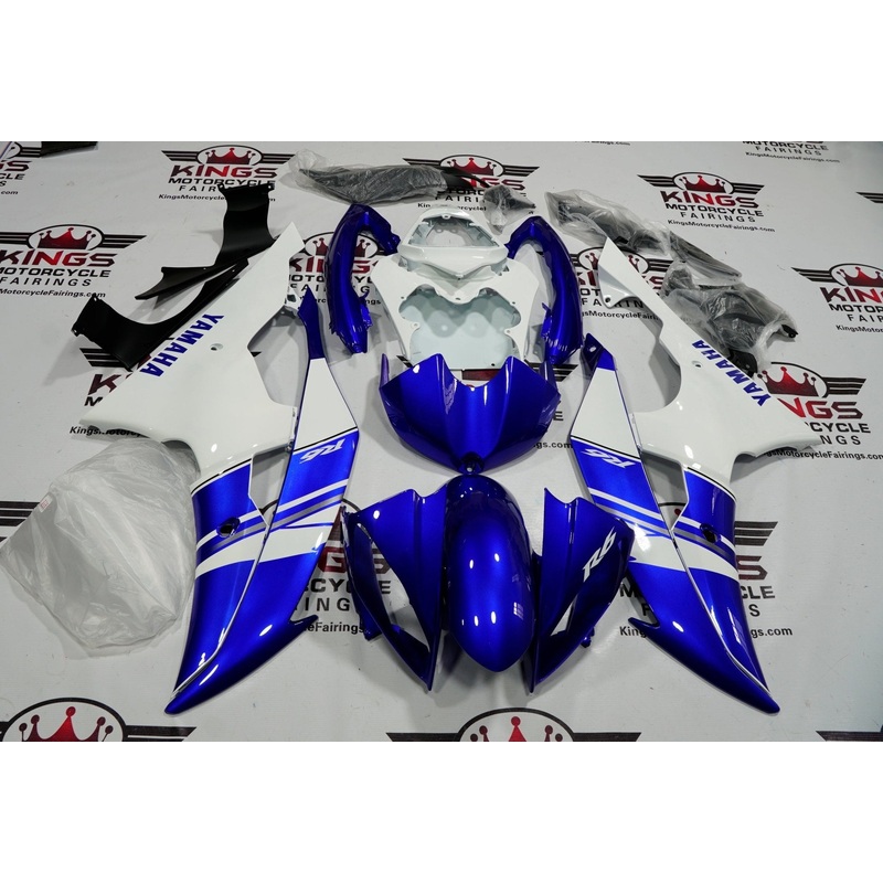 Yamaha YZF-R6 (2008-2016) Blue, White Fairings No Seat Cowl No Bolt Kit No Tank