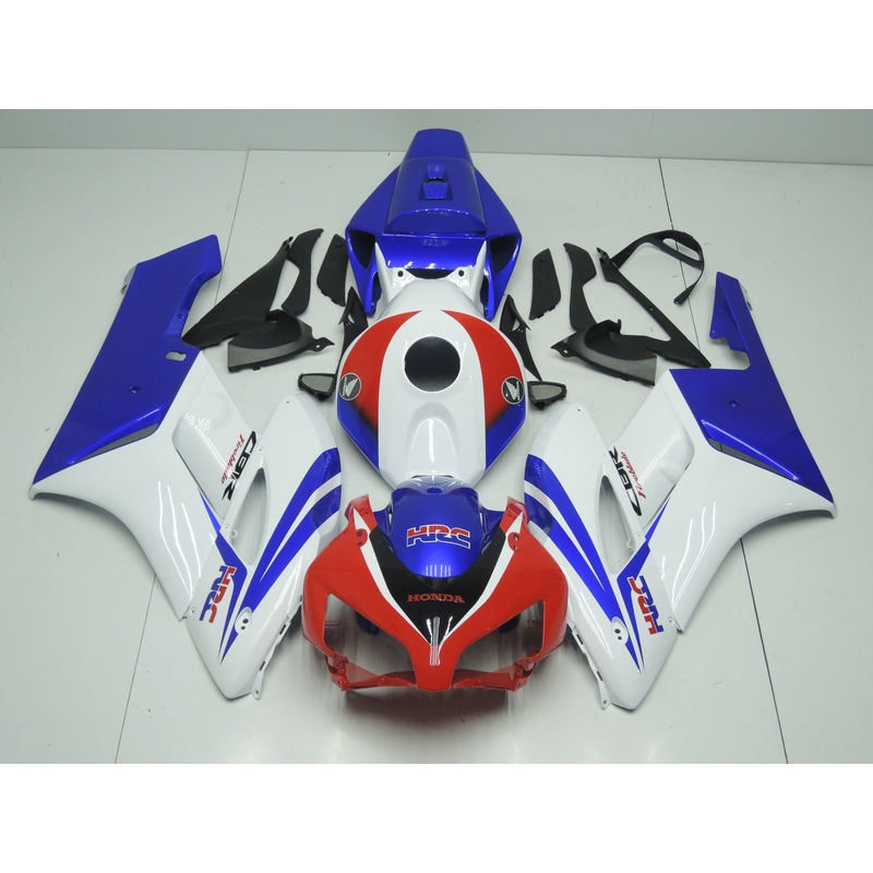 Honda CBR1000RR (2004-2005) Blue, White, Red & Black HRC Fairings No Seat Cowl No Bolt Kit No Tank