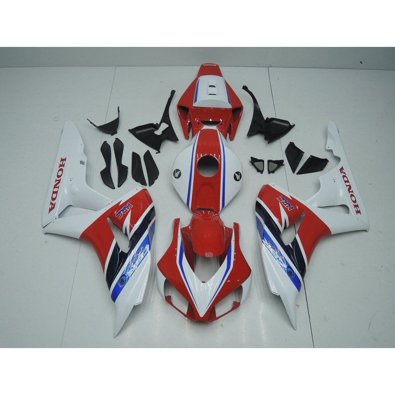 Honda CBR1000RR (2006-2007) Red, White, Blue & Dark Blue HRC Fairings No Seat Cowl No Bolt Kit No Tank