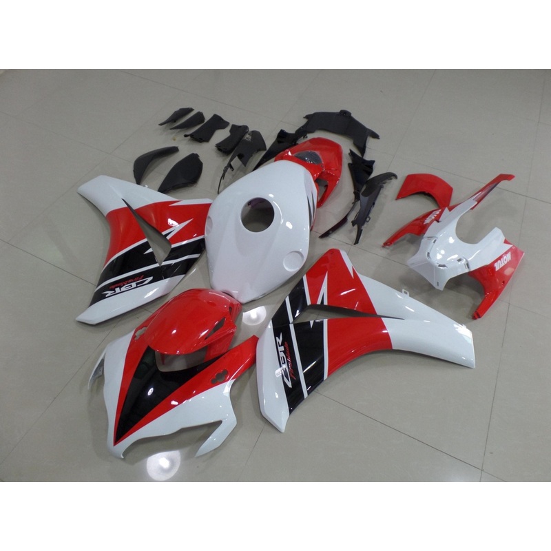 Honda CBR1000RR (2008-2011) Red, White & Black Fairings No Seat Cowl No Bolt Kit No Tank