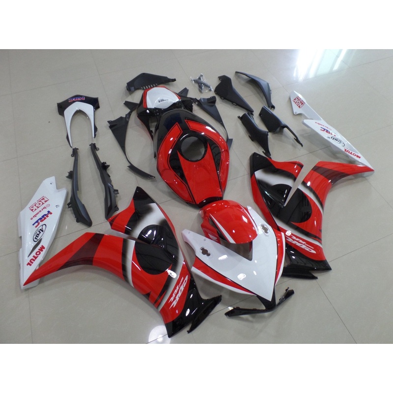 Honda CBR1000RR (2012-2016) Black, Red & White Fairings No Seat Cowl No Bolt Kit No Tank
