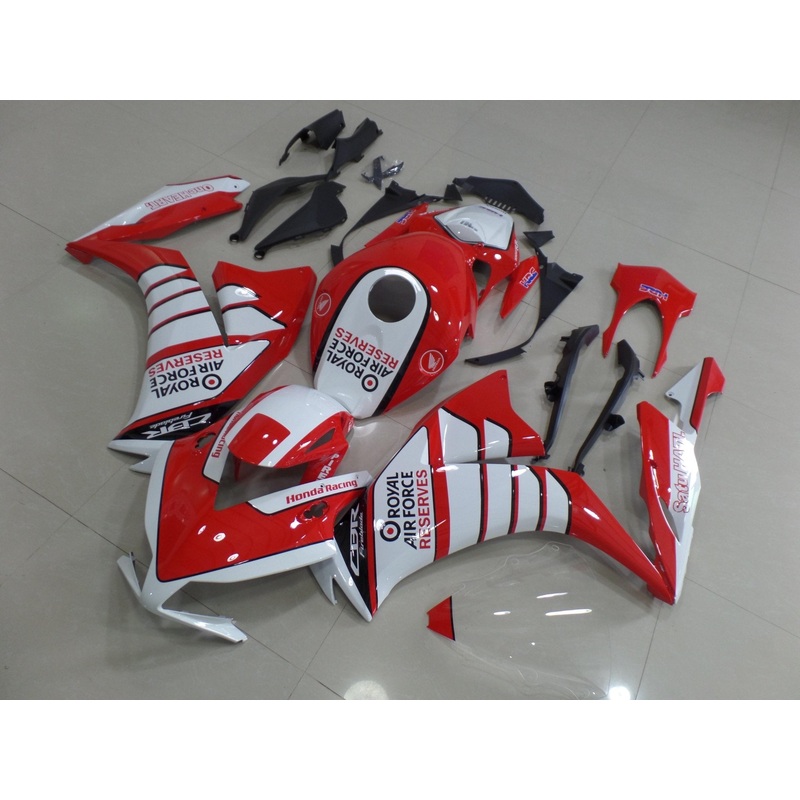 Honda CBR1000RR (2012-2016) Red & White Royal Air Force Fairings No Seat Cowl No Bolt Kit No Tank