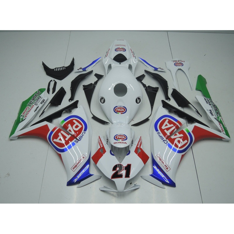Honda CBR1000RR (2012-2016) White PATA Fairings No Seat Cowl No Bolt Kit No Tank