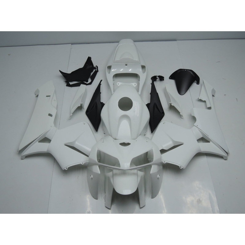 Honda CBR600RR (2005-2006) Unpainted White Fairings No Seat Cowl No Bolt Kit No Tank