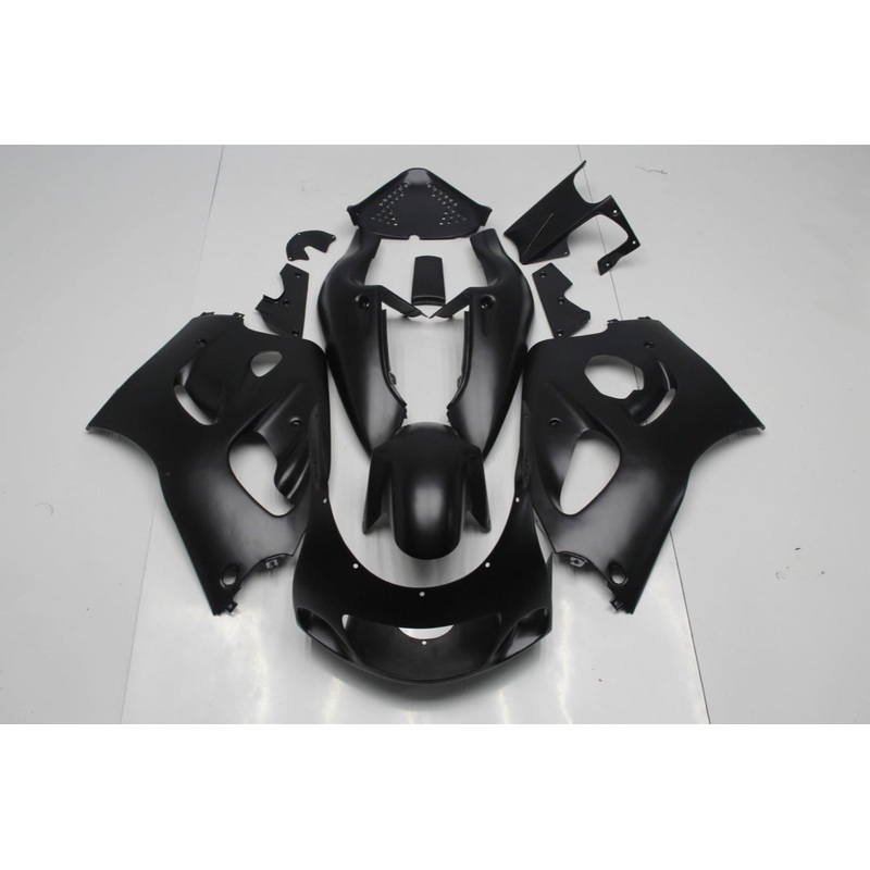 Suzuki GSXR750 (1996-1999) Matte Black Fairings No Tank Clear Windscreen: Free Bolt Kit: No