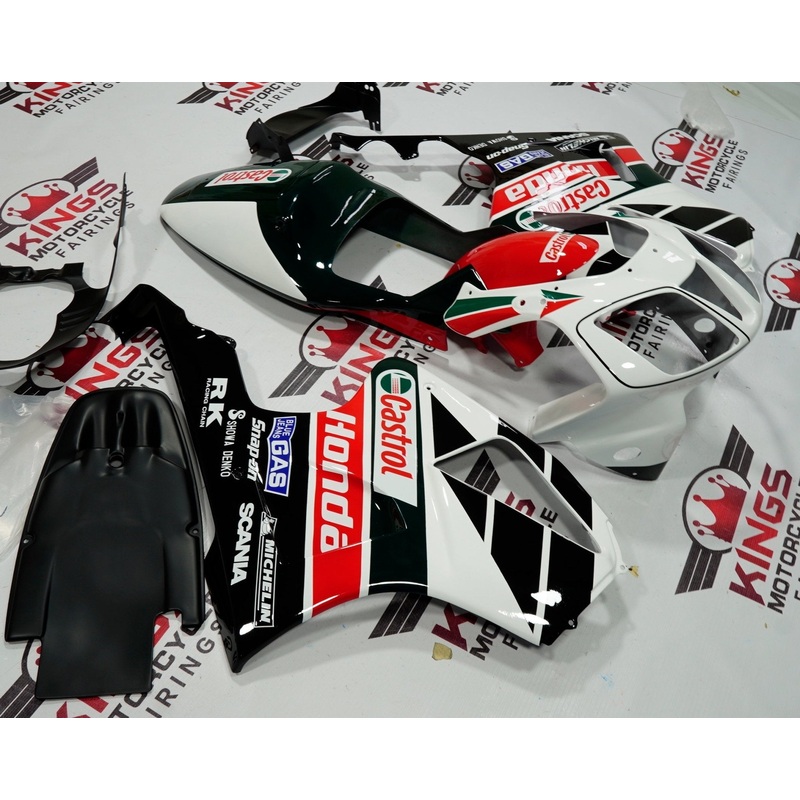 Castrol 2000-2003 Honda VTR1000SP1 Fairings Castrol Clear (Injection Mold) Select Bolt Kit