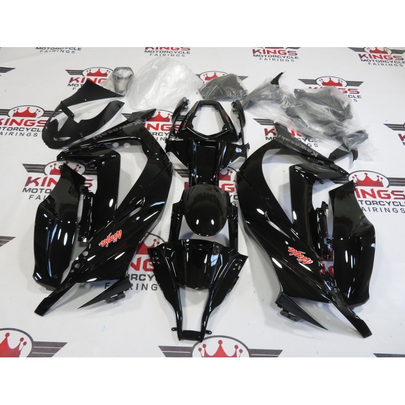 Fairing kit for a Kawasaki Ninja ZX10R (2011-2015) Black No Seat Cowl No Bolt Kit No Tank