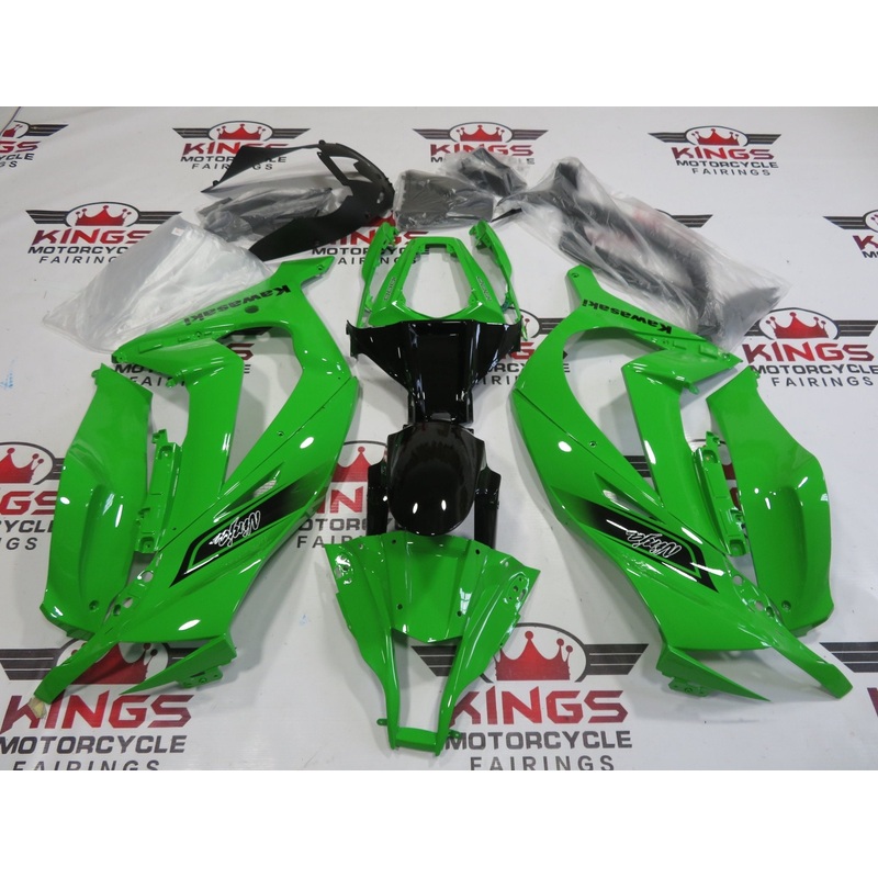 Fairing kit for a Kawasaki Ninja ZX10R (2011-2015) Green No Seat Cowl No Bolt Kit No Tank