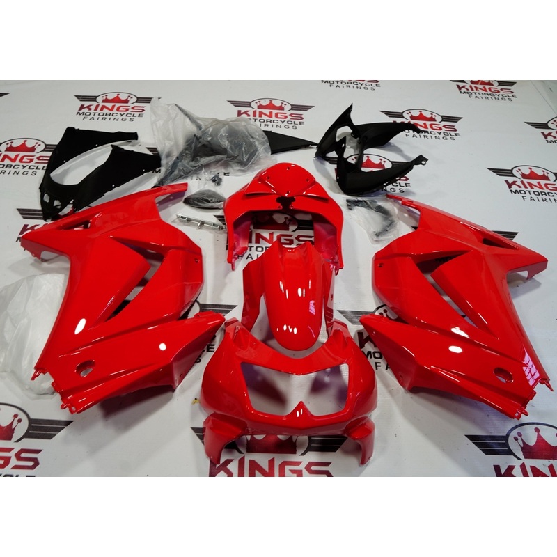 Fairings for Kawasaki Ninja 250R (2008-2013) Red No Seat Cowl No Bolt Kit No Tank