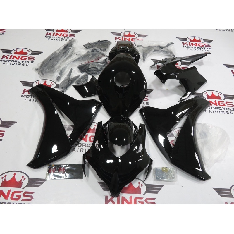 Honda CBR1000RR (2008-2011) All Black Fairings No Seat Cowl No Bolt Kit No Tank