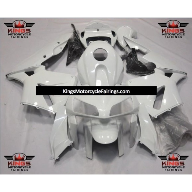 Honda CBR600RR (2005-2006) White Fairings No Seat Cowl No Bolt Kit No Tank