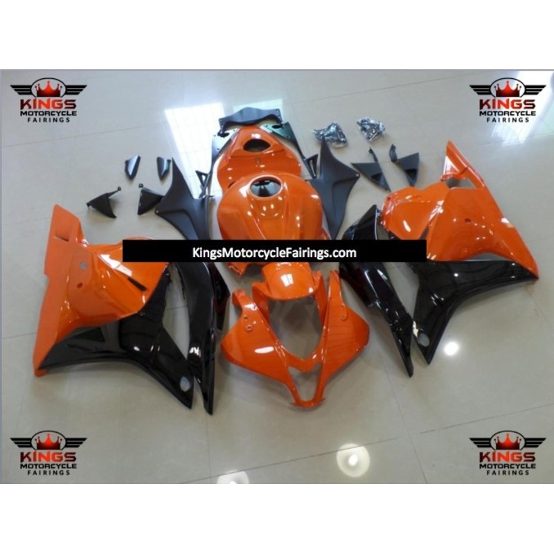 Honda CBR600RR (2009-2012) Orange & Black Fairings No Seat Cowl No Bolt Kit No Tank