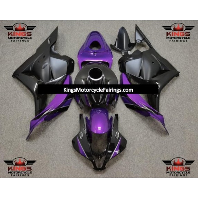 Honda CBR600RR (2009-2012) Purple, Black, Matte Black Fairings No Seat Cowl No Bolt Kit No Tank