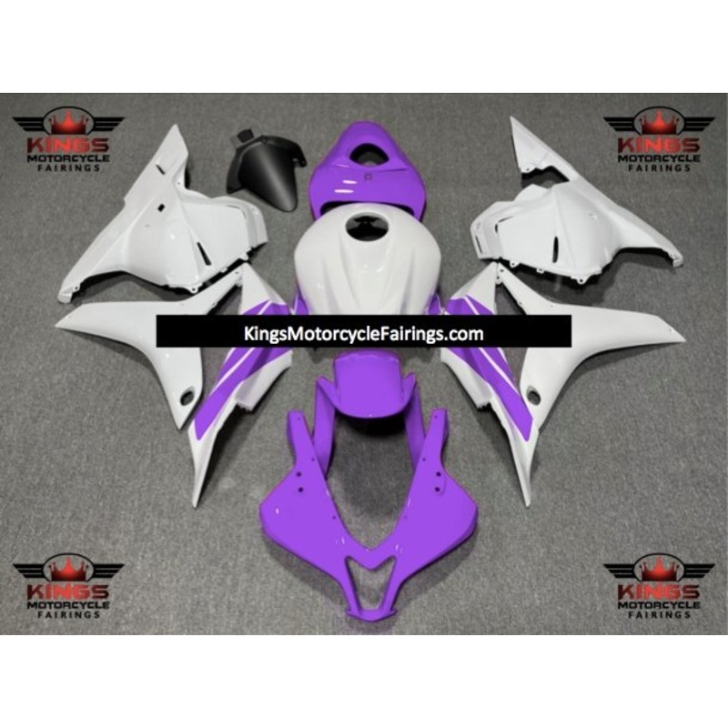 Honda CBR600RR (2009-2012) Purple & White Fairings No Seat Cowl No Bolt Kit No Tank