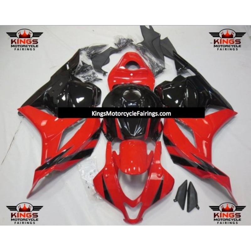 Honda CBR600RR (2009-2012) Red, Black & Gray Fairings No Seat Cowl No Bolt Kit No Tank
