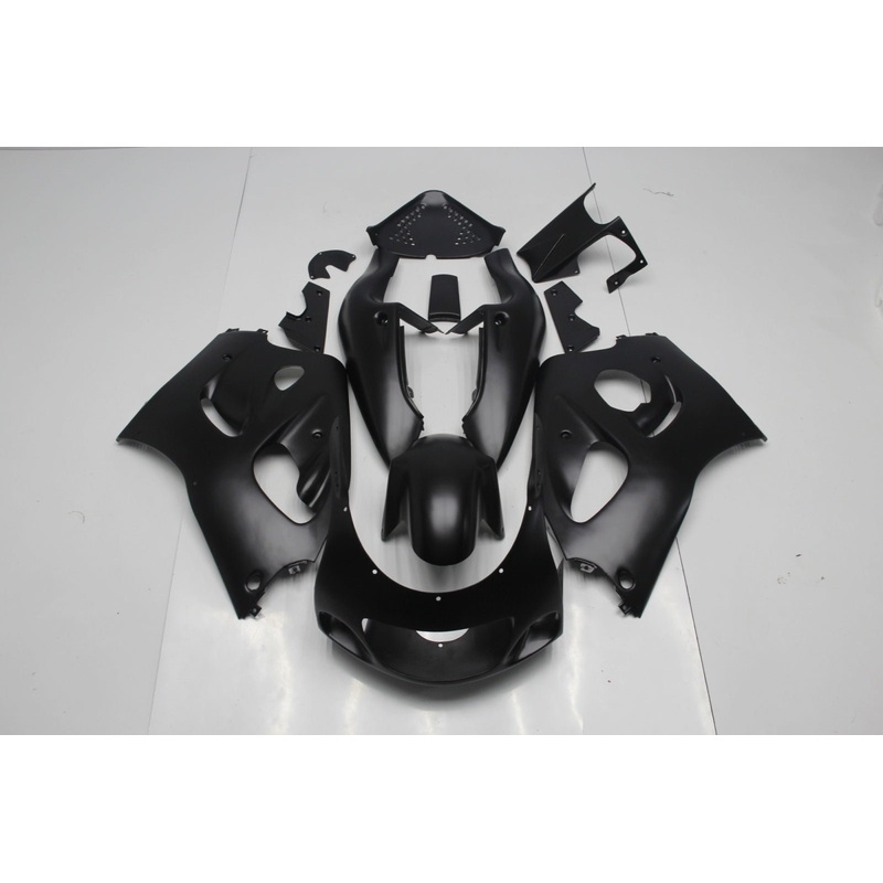 Suzuki GSXR600 (1996-1999) Matte Black Fairings No Tank Clear Windscreen: Free Bolt Kit: No